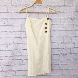 Pacsun Cream Linen dress